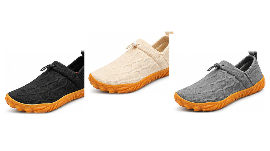 Three pairs of Toeluna slip-on walking shoes – 3-pair bundle