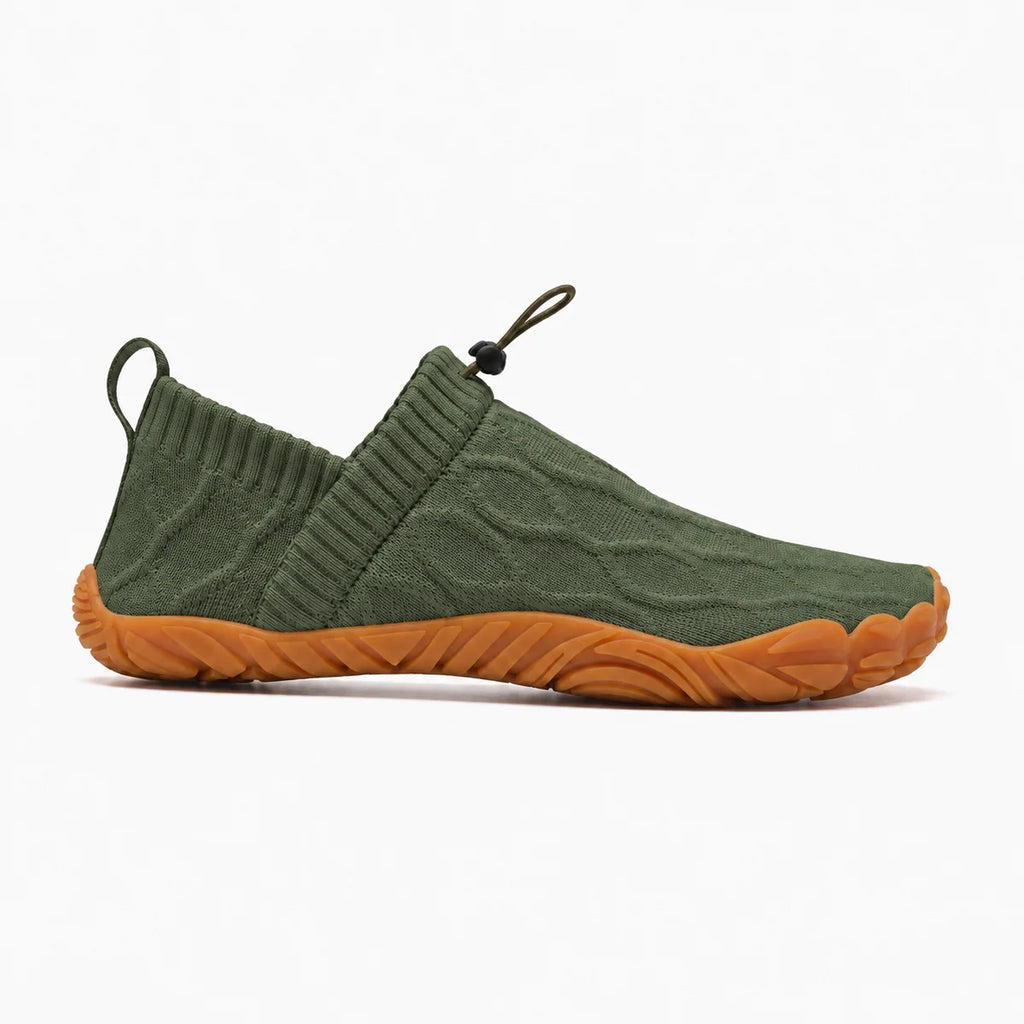 Toeluna Flex Knit Lightweight Slip-On Walking Shoes - Army Green