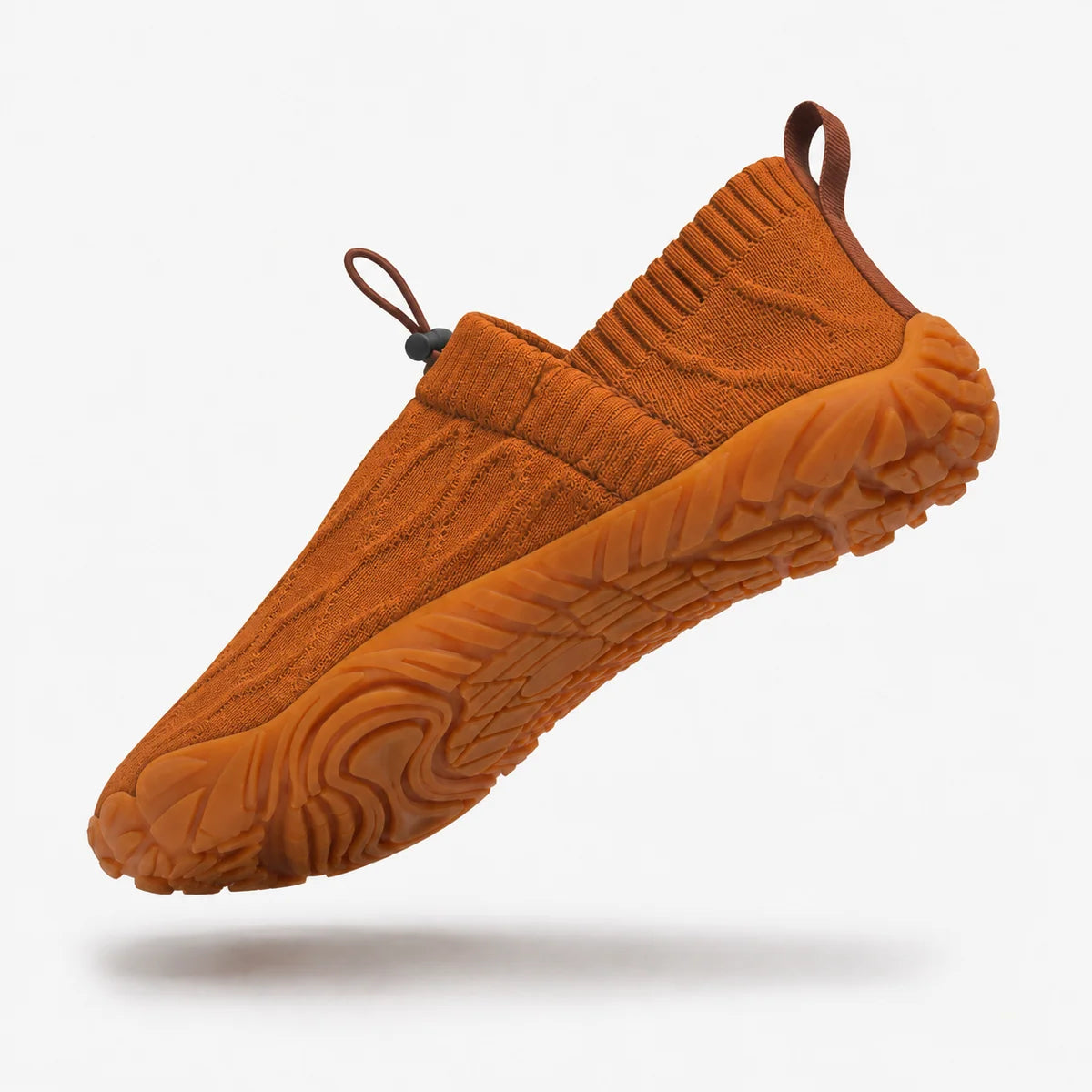 Toeluna Flex Knit Lightweight Slip-On Walking Shoes - Burnt Orange