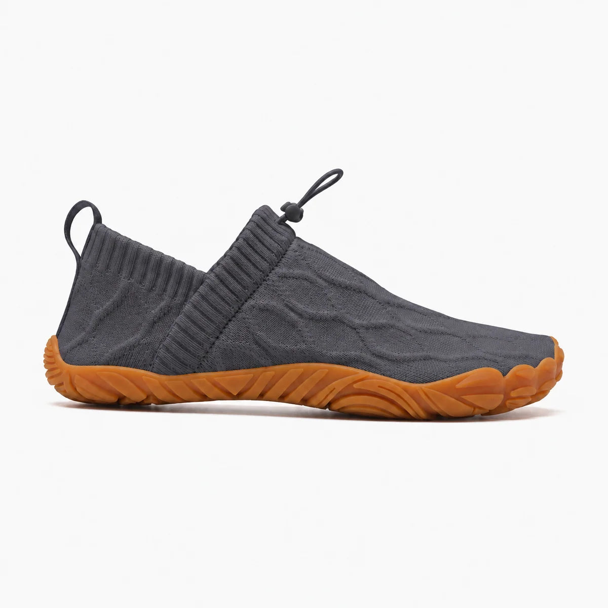 Toeluna Flex Knit Lightweight Slip-On Walking Shoes - Charcoal Gray