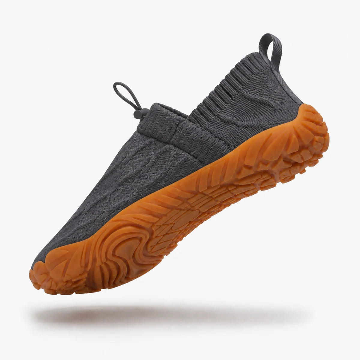 Toeluna Flex Knit Lightweight Slip-On Walking Shoes - Charcoal Gray