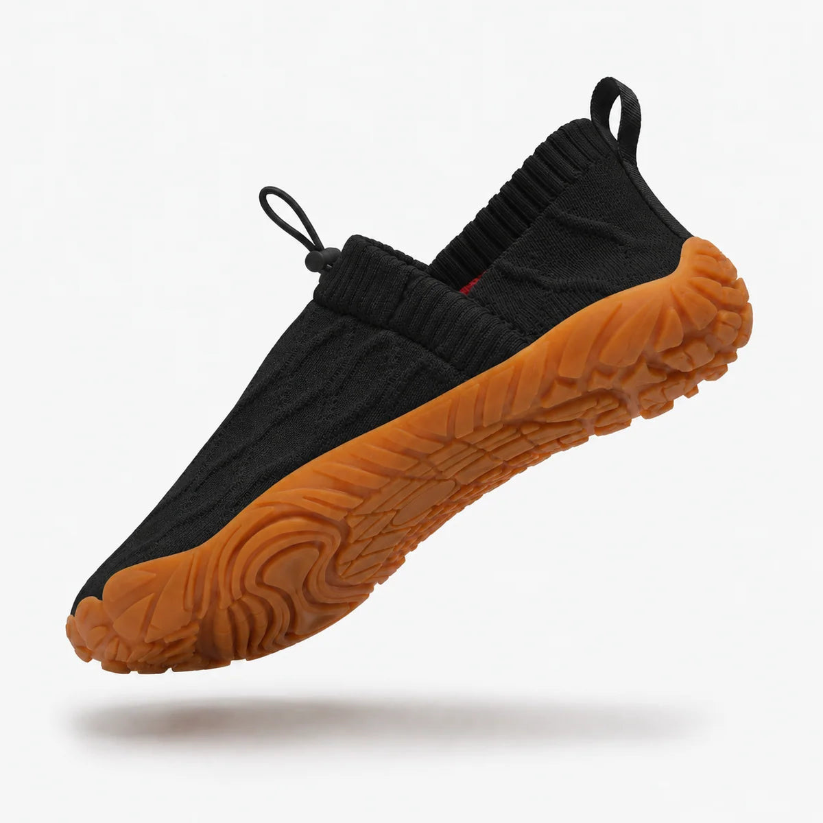Toeluna Flex Knit Lightweight Slip-On Walking Shoes - Black